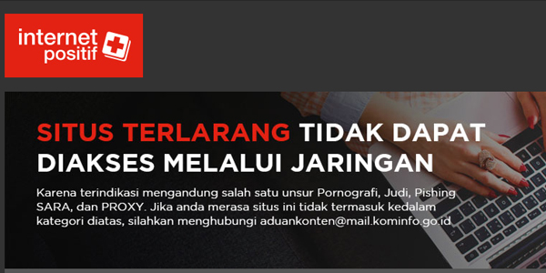 Kominfo blokir situs forex