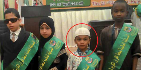 Musa, Juara 3 Lomba Hafiz Anak Dunia