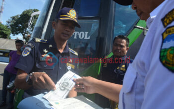 Dishub Kab Tasikmalaya Temukan Bus Mogok yang Tak Perpanjang Izin Trayek