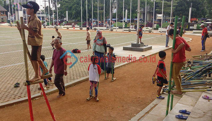 Egrang; Olahraga, Rekreasi, Kecerdasan dan Kekayaan Budaya
