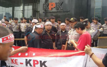 Aksi Jawara di gedung KPK, Minta Segera Periksa Bupati dan Sekda Kab Tasikmalaya