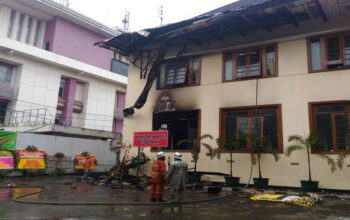 Kantor Kejati Jabar Terbakar