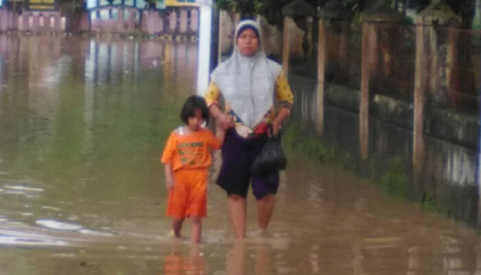 Debit Air Sungai Meluap, Ratusan Rumah di Pangandaran Terendam Banjir