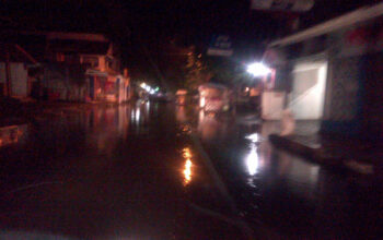 Diguyur Hujan, Pangandaran Tergenang Banjir Cileuncang Setinggi 30 CM
