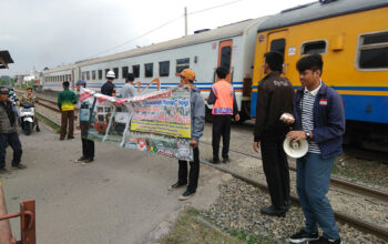 ESI Peduli Keselamatan Pejalan Rel Kereta Api