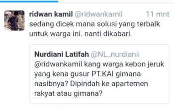 Emil respon Lewat Sosial Media