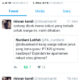 Emil respon Lewat Sosial Media