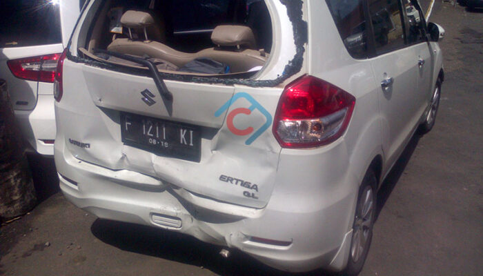 Tabrakan Beruntun di Ciamis, 4 Mobil Ringsek