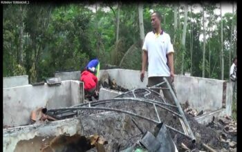 Tabung Gas Elpiji Meledak, Selamatkan Keluarga Ayah Lempar Anak Keluar Rumah