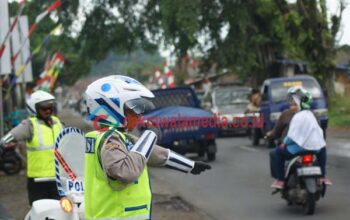 Awas ada  “ Polantas “ 24 jam  Selama Hari Kemerdekaan RI ke 71 di Jl. Raya Singaparna-Tasikmalaya