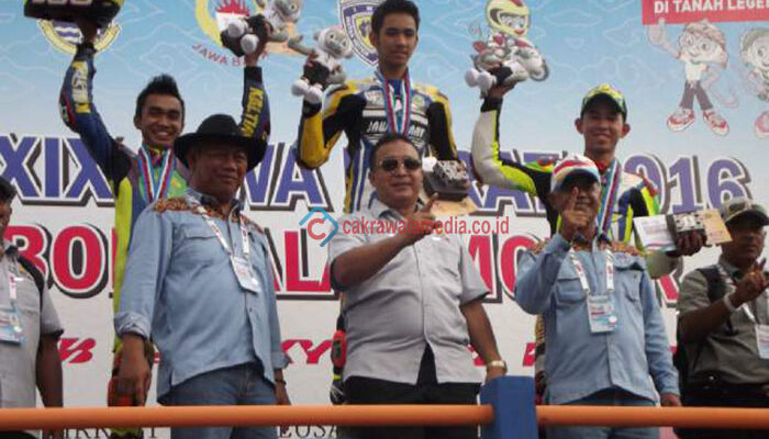 Cabor Balap Motor, Andi Farid Persembahkan Emas untuk Jabar