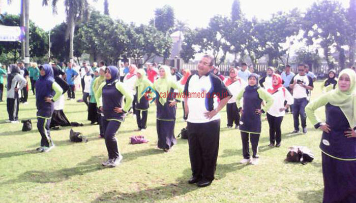 Haornas, Budi Ajak Warga Mengembangkan Olahraga Rekreasi