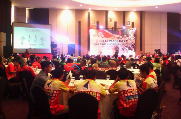 Ketua PB Pon Kota Tasikmalaya Sambut Kontingen Balap Motor