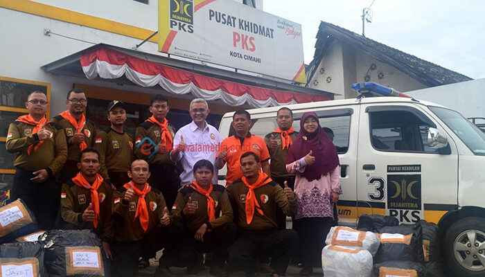 Peduli Garut, PKS Cimahi Kirim Relawan dan Bantuan