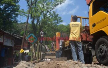 Ulah Sopir Truk Pasir yang Bandel, Sebuah Proyek Jembatan Nyaris Runtuh