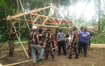 AMS Pangandaran Bangun Rumah Korban Banjir Bandang Pangandaran