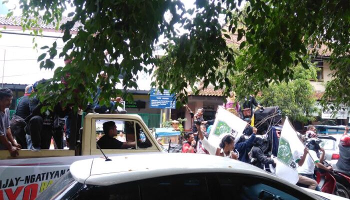 Adu Yel-yel ketiga Tim Sukses Cawalkot dan Cawawalkot Kota Cimahi 2017