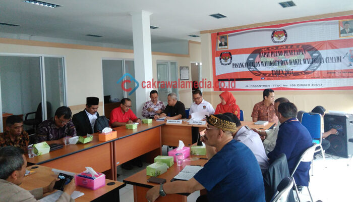 Ini Hasil Pengumuman Penetapan Paslon di Pilkada Kota Cimahi