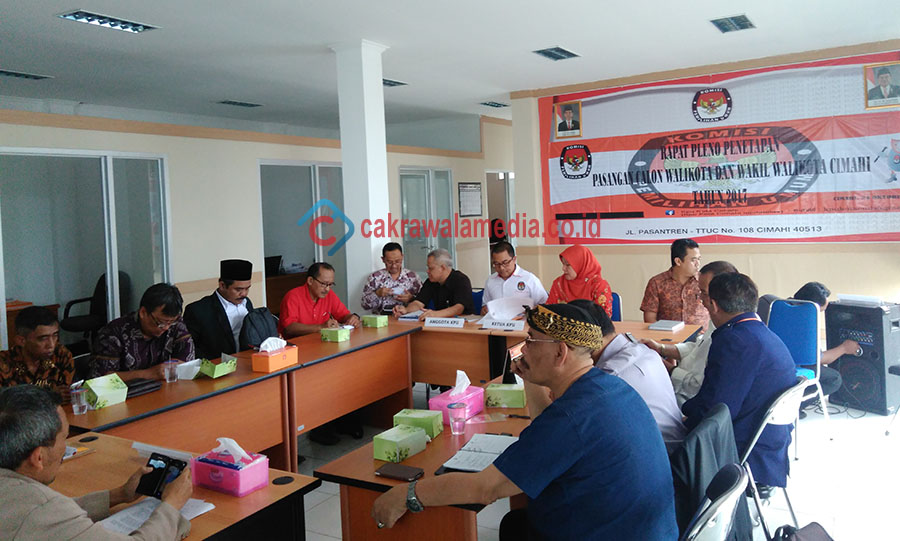 Ini Hasil Pengumuman Penetapan Paslon di Pilkada Kota Cimahi