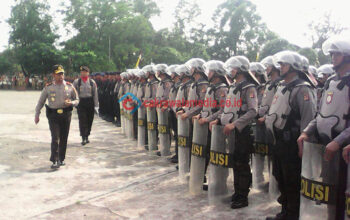 Jelang Pilkada, Polres Kota Tasikmalaya Gelar Pasukan