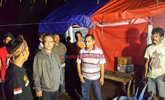 Ketua DPRD Pangandaran Tinjau Lokasi Pengungsian Korban Puting Beliung