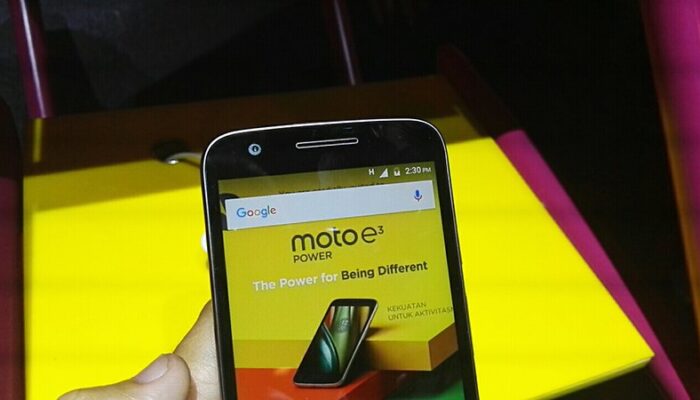 Moto E3 Power Masuk Indonesia Dijual Rp 1,9juta