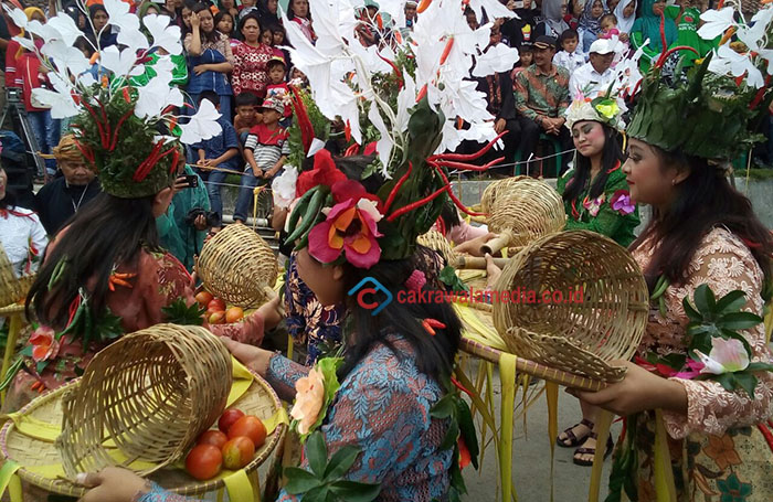 Serunya Perang di Lembang Habiskan 2 Ton Tomat
