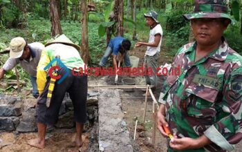 Bantu Petani, TNI Bangun Sejumlah Irigasi