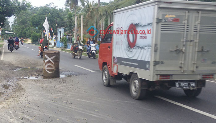 Toren dan Gentong Hiasi Jalan Raya Nasional Parigi – Pangandaran
