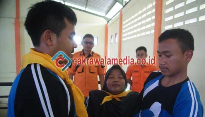 BPBD Didik Siswa Sekolah Jadi Relawan Bencana