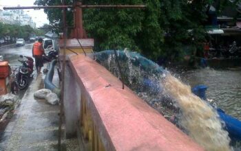 DBMP Kota Bandung Menambah Lima Pompa Penyedot Banjir
