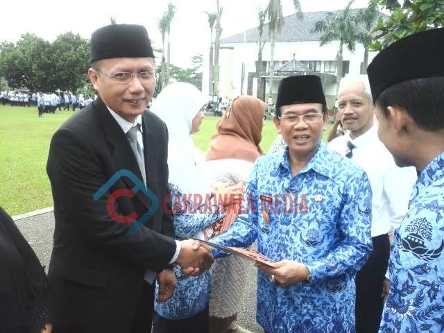 HUT Korpri, Calon Wakil Walikota Asep Hidayat Pensiun ASN