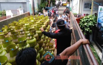 Operasi Pasar Gas LPG 3 Kg mulai di Kelurahan Setiamana, Cimahi
