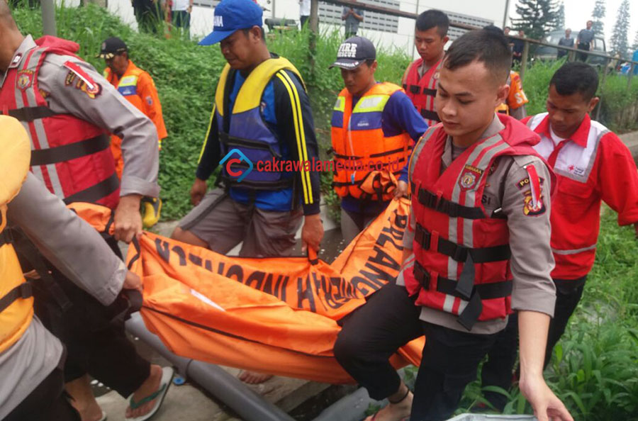 Otong Ditemukan Mengambang di Penampungan Air PT CGN Cimahi