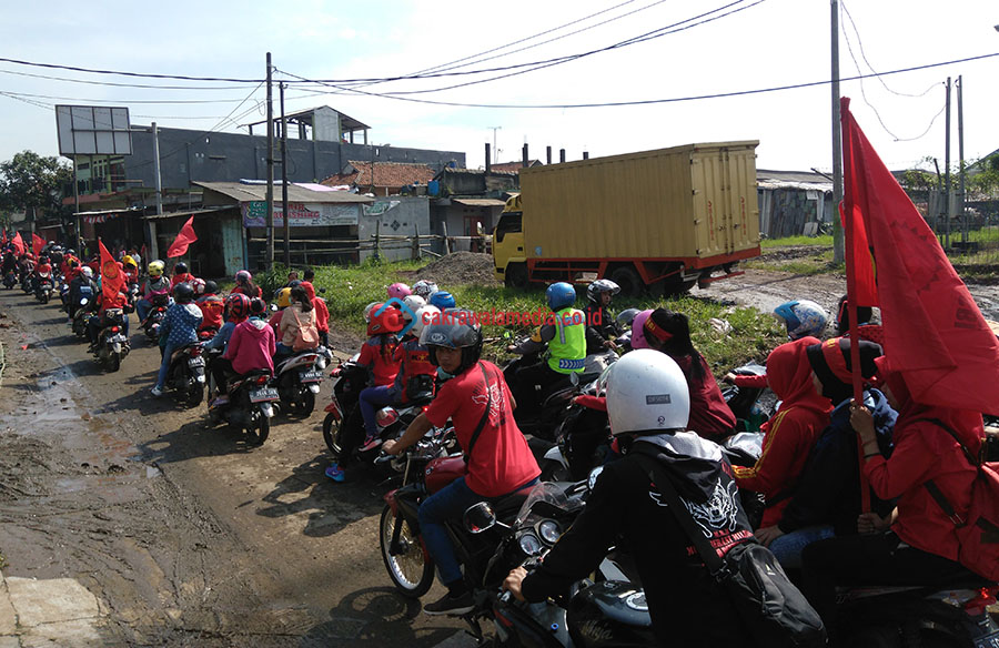 Peringatan Hari Pahlawan di Cimahi Diwarnai Aksi Buruh, Ini Tuntutannya