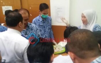 Ratusan Aparatur Sipil Negara Pemkot Cimahi Gelar Tes Urin