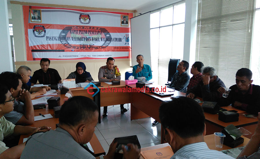 Sudah Disepakati, Ini Jadwal Rapat Umum Ketiga Paslon Cawalkot di Pilkada Kota Cimahi