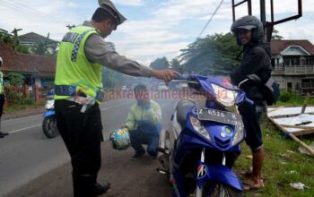 Hari ke 3 Operasi Zebra , 25 Pengguna Knalpot Bising Ditindak Polisi !