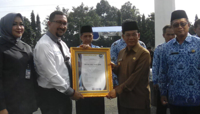 Delapan Puskesmas Kota Tasik Dapat Sertifikat ISO 9001:2008, Abas: Tingkatkan Pelayanan