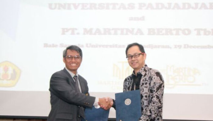 Unpad dan Martina Berto Siap Kembangkan Penelitian Bahan Aktif Natural