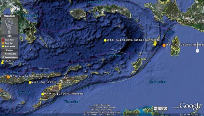 Awal 2017, Maluku Utara Diguncang Gempa