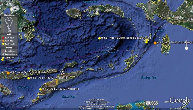 Awal 2017, Maluku Utara Diguncang Gempa
