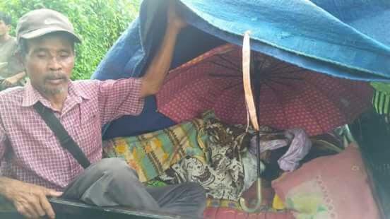 Heboh, Jenazah Warga Tasikmalaya Dibawa Menggunakan Bak Terbuka