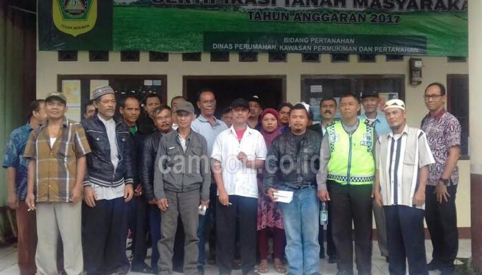 Sosilisasi Program Daerah Sertifikasi Tanah Masyarakat Tahun Anggaran 2017