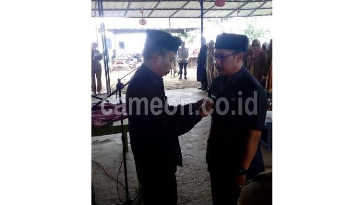 Tatang Supandi Resmi Jabat Kades Pangauban
