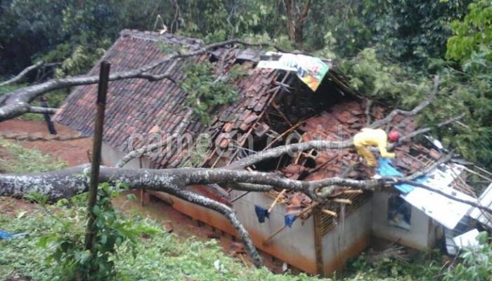 10 Rumah di Kota Tasikmalaya Disapu Angin Puting Beliung