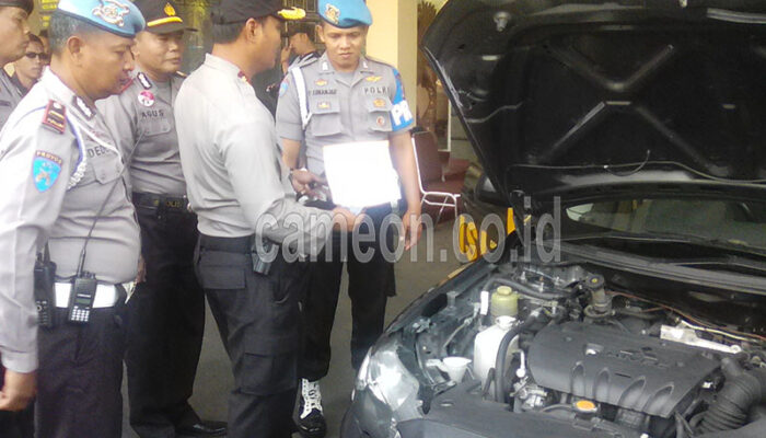 Jelang Operasi Simpatik, Kendaraan Polisi Diperiksa