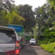 Ratusan Kendaraan Menuju Banjar Terjebak Macet di Emplak Pangandaran