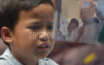 Do’a Ustad Arifin Ilham, Jatuhkan Air Mata Santri Kecil di Pontren Cintawana..