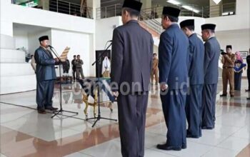 Ditengah Ketidak Berdayaan Otda, Bupati Kukuhkan 4 Pejabat Eselon 2